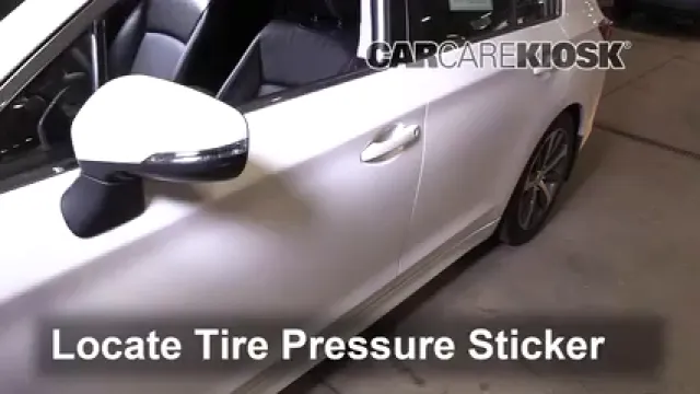 2019 Subaru Legacy 2.5i Limited 2.5L 4 Cyl. Tires & Wheels Check Tire Pressure